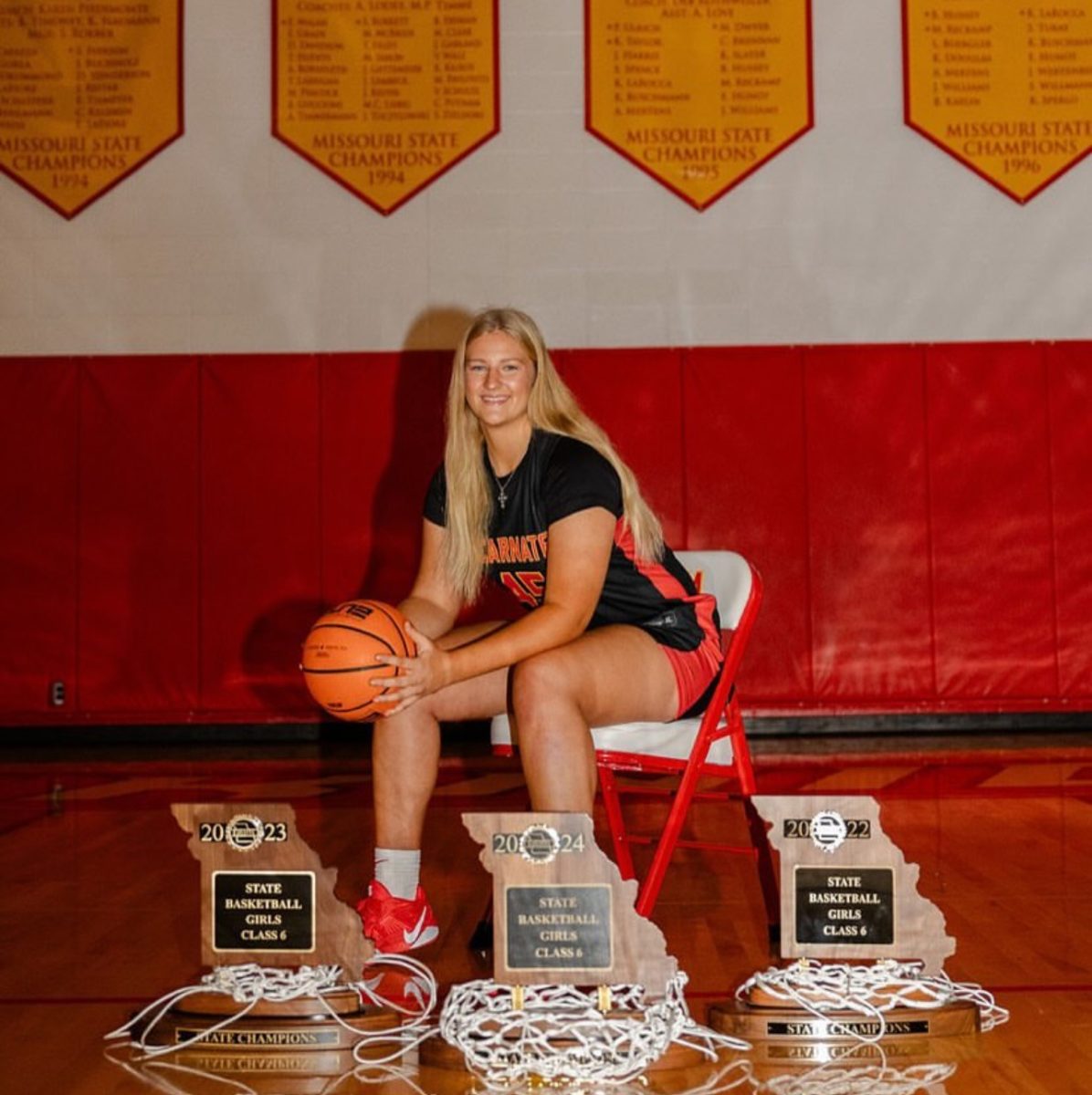 Sophia Otten was part of 4 State Championships while attending Incarnate Word Academy in St. Louis Missouri